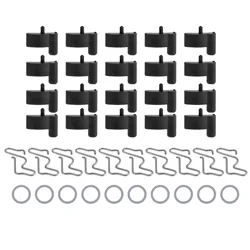 Chainsaw Recoil Starter Pawl Spring Washer Repair Kit 10 Set Fit for 017 018 021 023 025 MS170 MS180 MS230 MS210 MS250