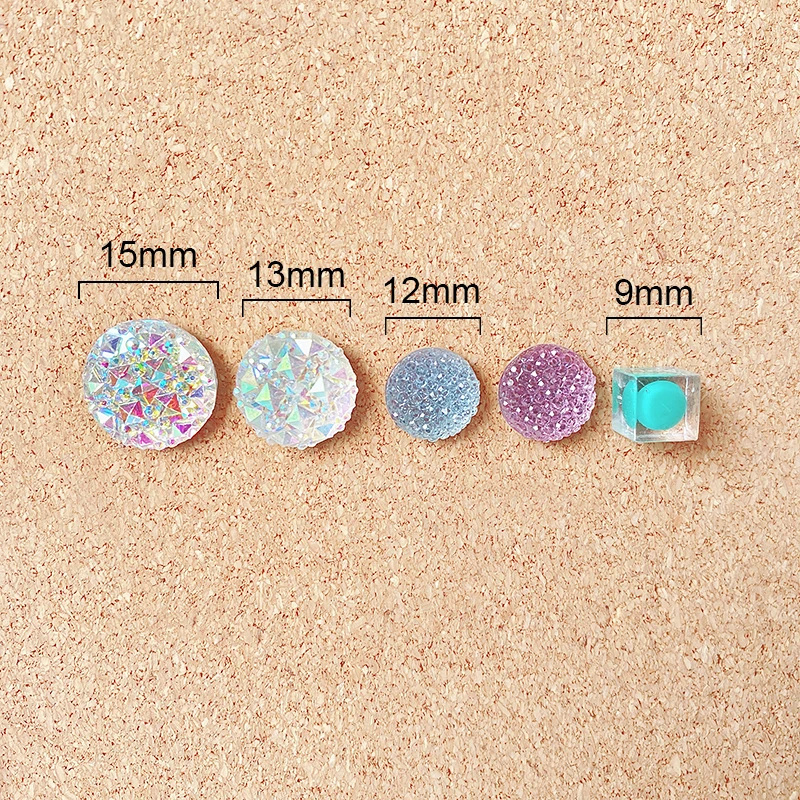 10pcs crystal Push Pins Thumb Thumbtack Board Pins Drawing Photo Wall Studs Office School Supplies Transparent push pins