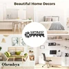 5 Hooks Home Sweet Home Metal Keys Hooks Wall Hanger Coat Hooks Towels Racks Home Decor for LivingHome Office Wall Art DIYhritis 6