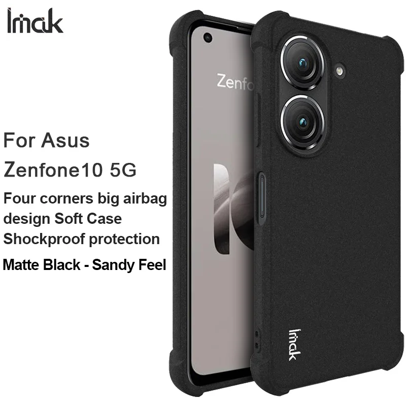 ForAsusZenFone10CaseIMAKShockproofConnersAirbagsSoftTPUBack