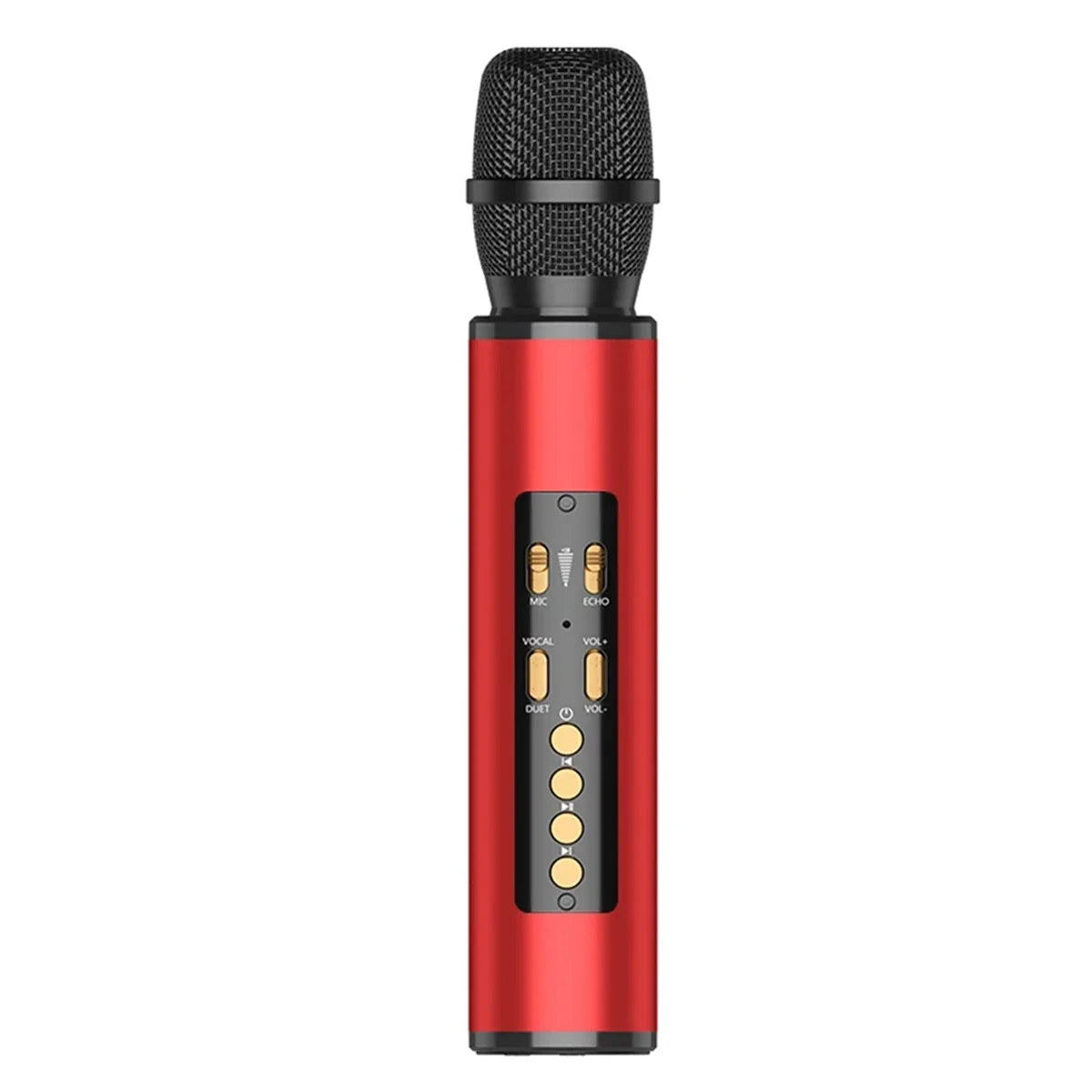 Hot sale Wireless with Bluetooth Speaker Home Performance Singing Microphone for Kids-Red