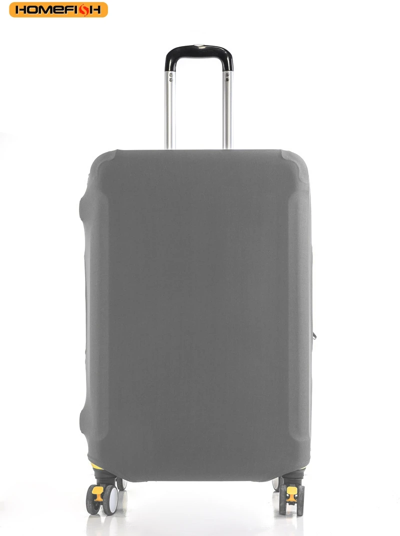 HOMEFISH Elastic Luggage Dust‑proof Protector Cover, Solid Color Universal Suitcase Skin for Travel Luggage