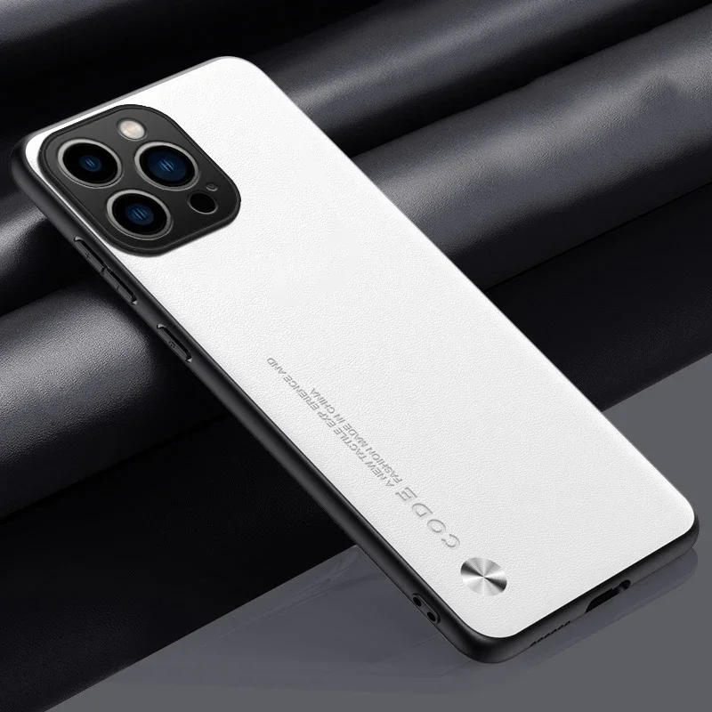Luxury Ultrathin Leather Phone Case - Shockproof Soft Back Cover