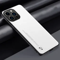 Luxury Ultrathin Leather Phone Case - Shockproof Soft Back Cover - iPhone 12 Mini (WHITE)