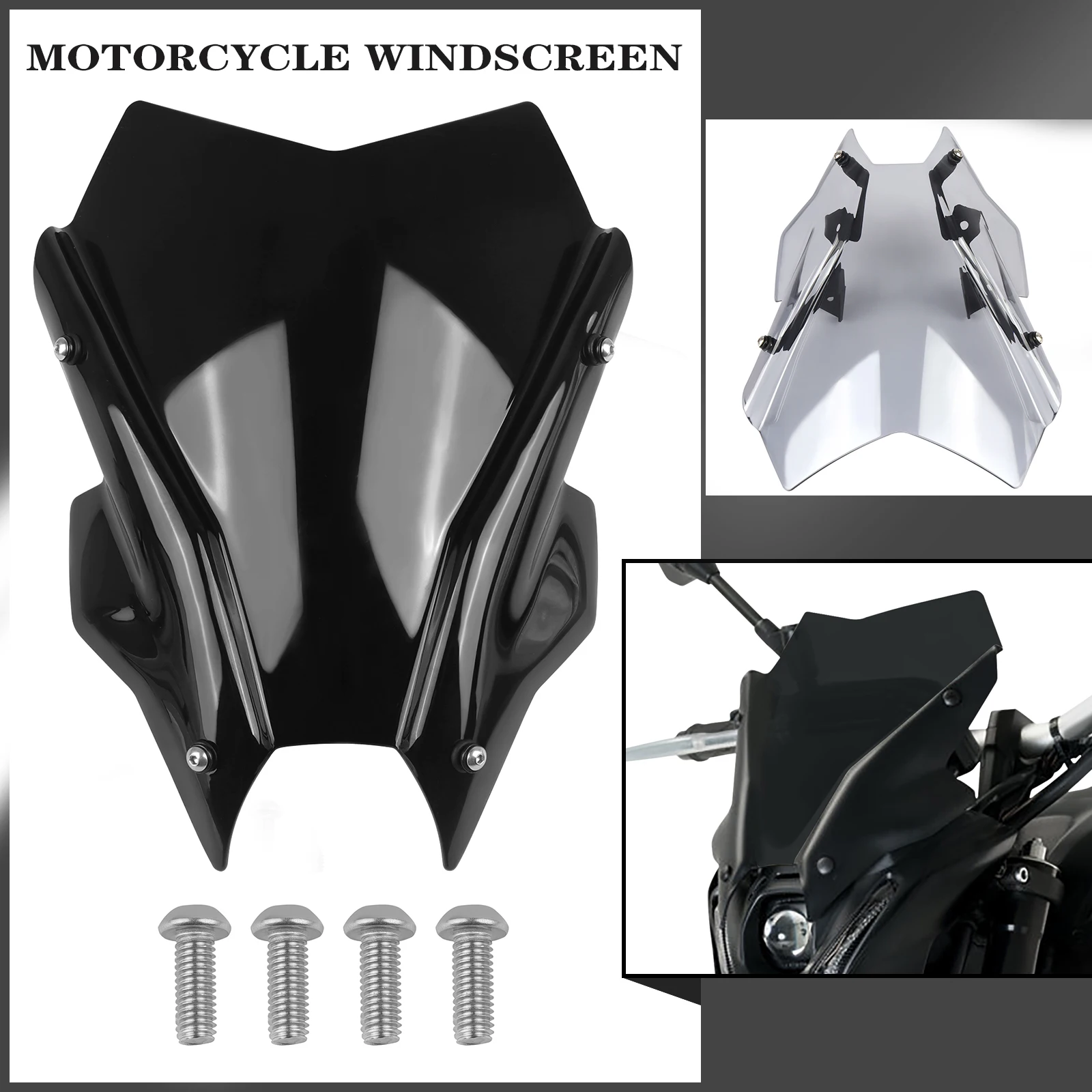 

For YAMAHA MT-09 FZ-09 2020-2022 Windscreen Windshield Touring Sports Wind Shield Deflector MT09 FZ 09 Motorcycle Accessories