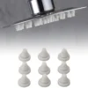 ~50pcs Shower 1Head 1Silicone Nozzles Replacement Part Spray Silicone Water Spray Nozzles Bathroom Shower Head Supplies 3