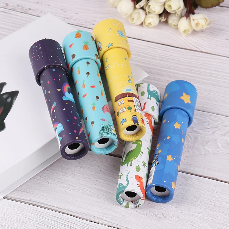 DIY Interactive Logical Rotating Kaleidoscope Magic Classic Educational Toys for Kids Imaginative Cartoon Children Nursery toys