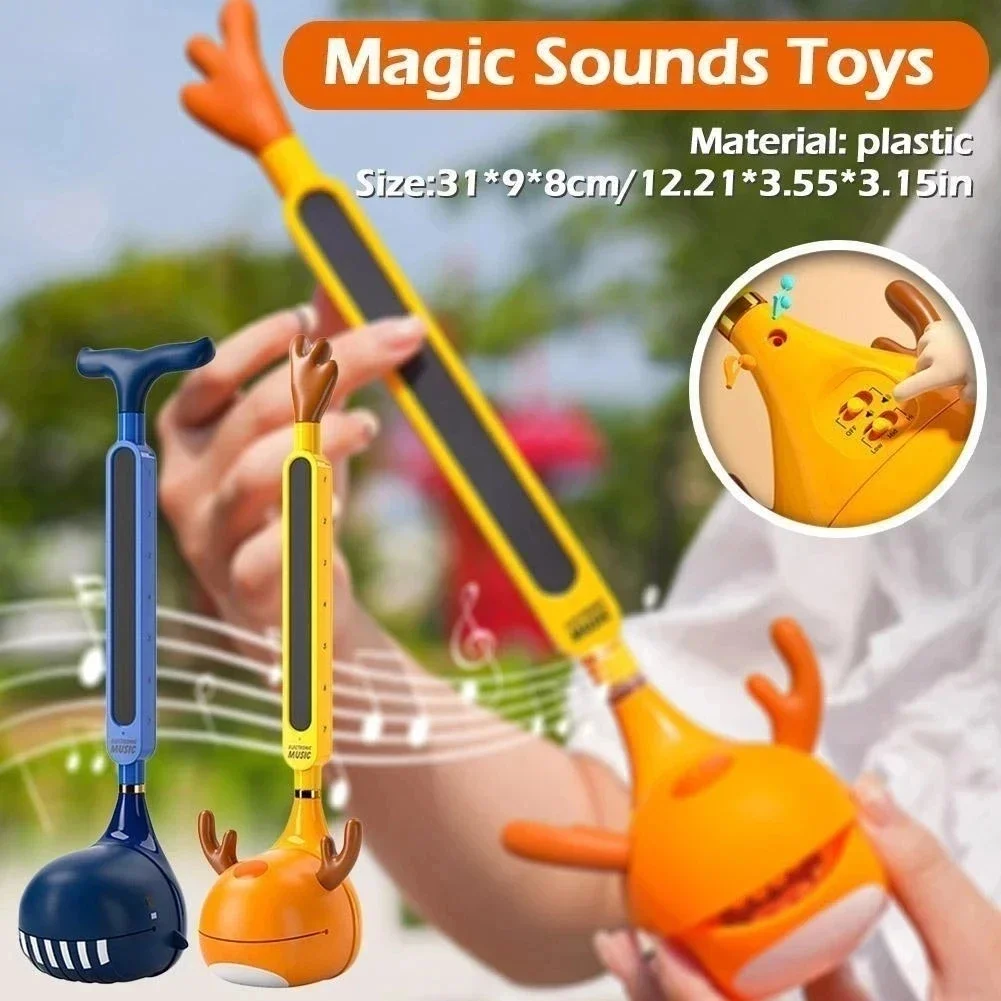 

Vocal Toys Otamatone Electronic Musical Instrument For Children Tomatone Synthesizer Electric Tadpole Kid Kalimba Piano Toy