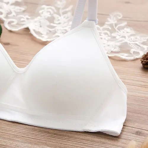 여아용 튜브톱 트레이닝 브라, 무선 얇은 컵 브라, 편안한 십대 속옷, 십대 소녀 의류, 14, 16 세 패션 4