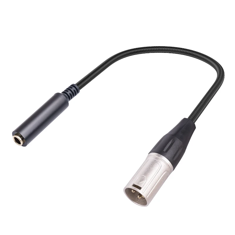 

Manufacturer's latest 6.35mm female to XLR male microphone audio adapter cable 0.3m Mixer, power amplifier