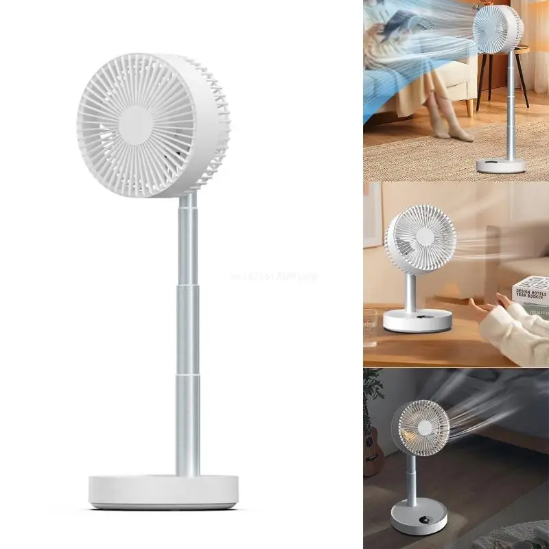 

Mini Folding Stand Fan For Dorm Home Outdoor Camping Office Small Desktop Fan Dropship