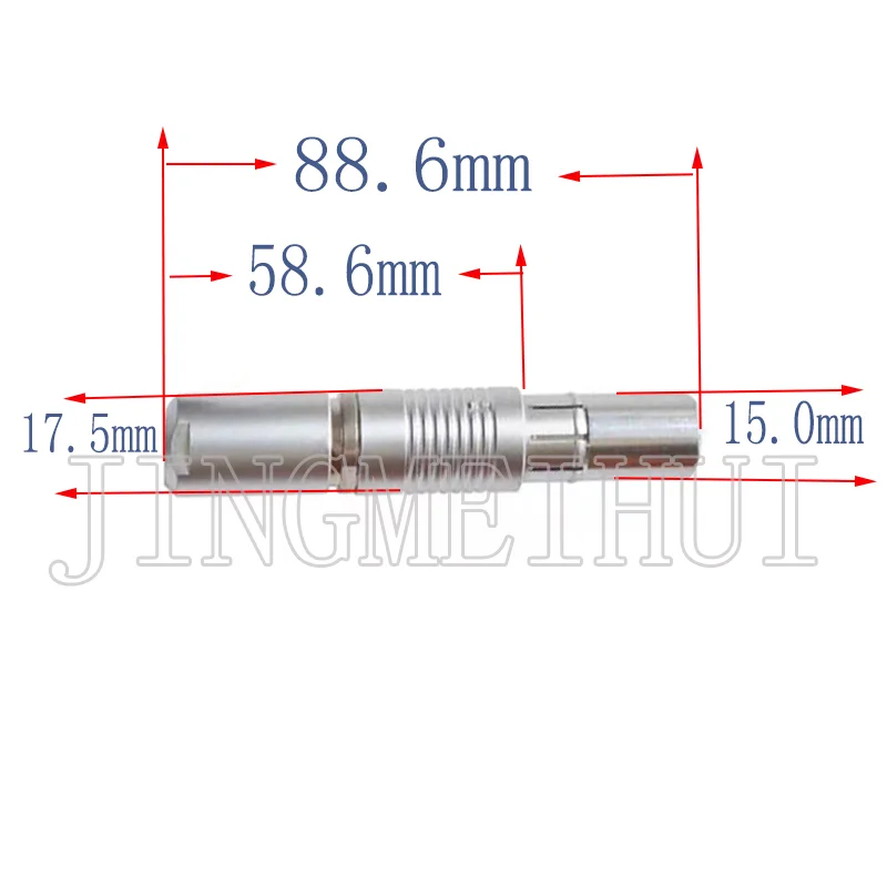 3F1pair Of Single-core Coaxial Push-pull Self-locking High Voltage Aviation Metal Circular Fast  Connectors For Industrial Medic