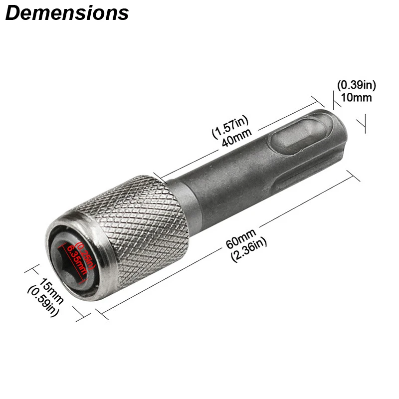 Enhanced Hex Shank Adapter for Power Tools and Accessories