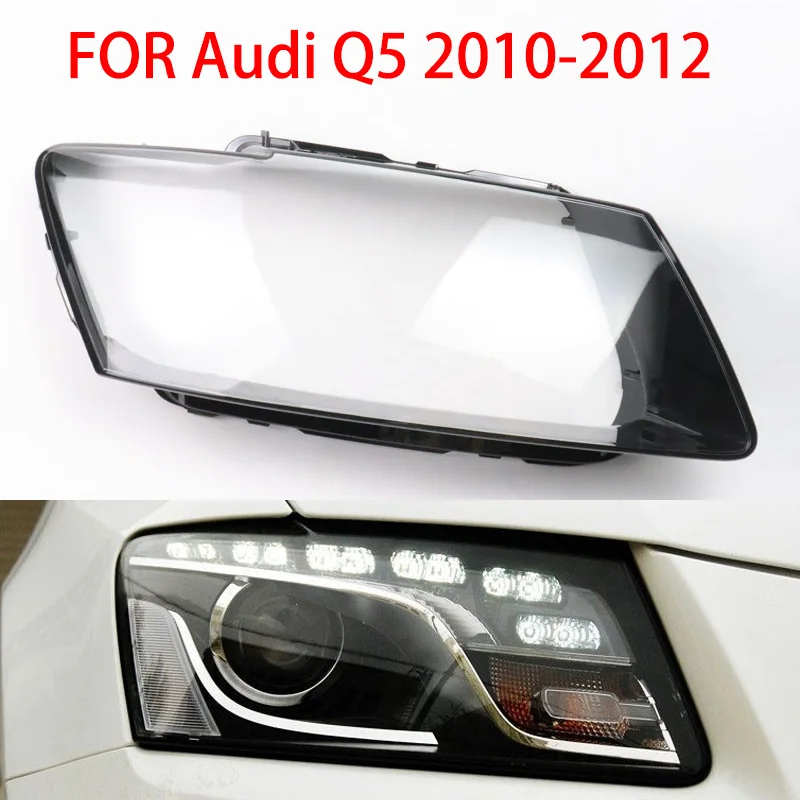 Headlight Dust Cover Headlight Cover Headlight Lens Cover For Audi Q5 SQ5 2010-2012 Headlight Lampshade Transparent Headlight Lens Lampshade Cover Lens Light Protection Protection Cover