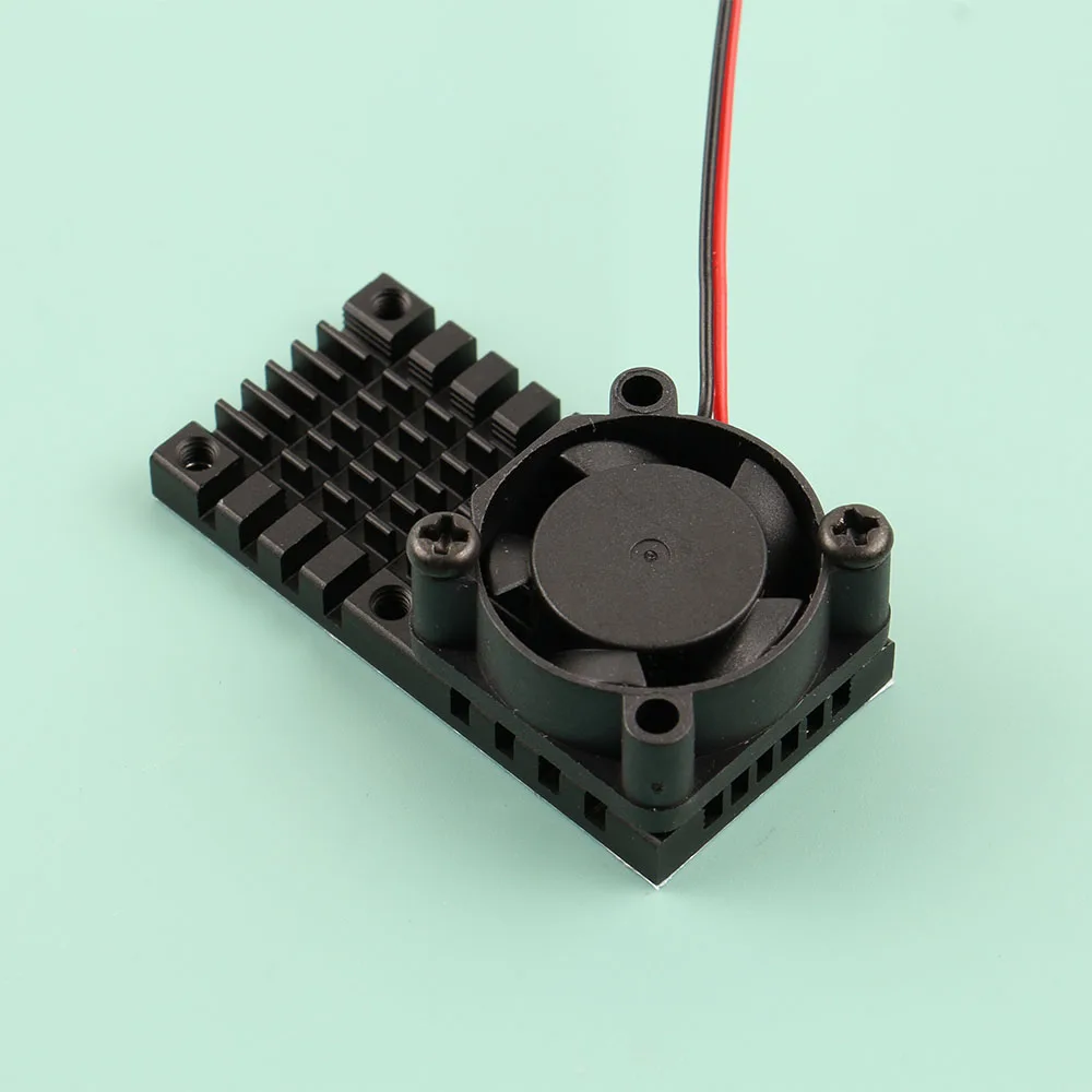 25x25mm 25*50mm Heatsink and 5V 12V Cooling Fan Combination Aluminum Radiator Small Cooler for PCB Raspberry Pi RPI cooling fan,mini fan,air conditioner fan