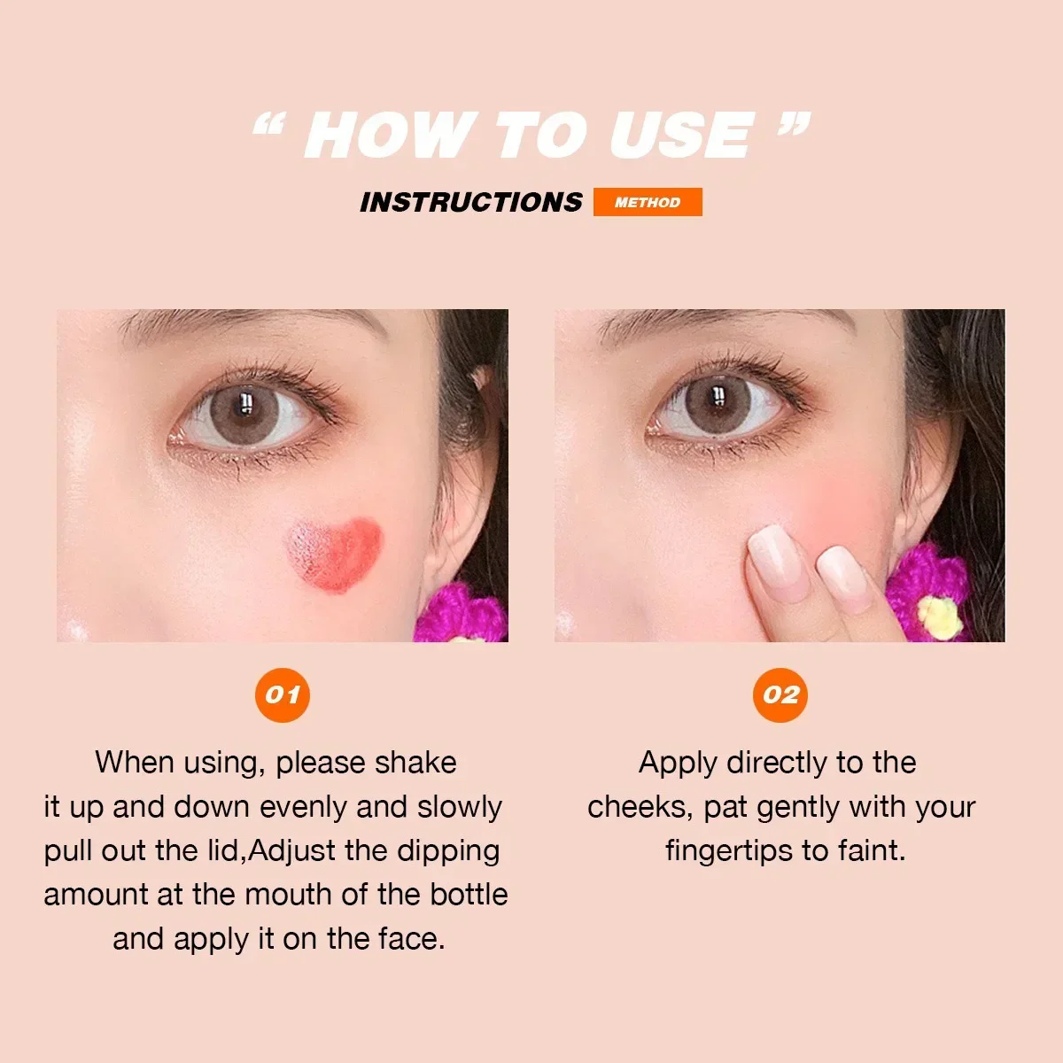 Liquid Blush Face Liquid Blush Lip Cheek Natural Long Lasting Waterproof liquid blush