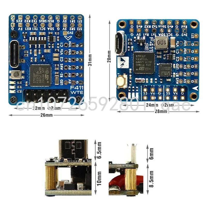

FPV with OSD Airplane Model Crossing Machine Supports 2S-6S Sensor BMI270.