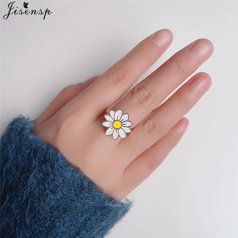Adjustable Rotatable Butterfly & Daisy Anti-Stress Fidget Ring