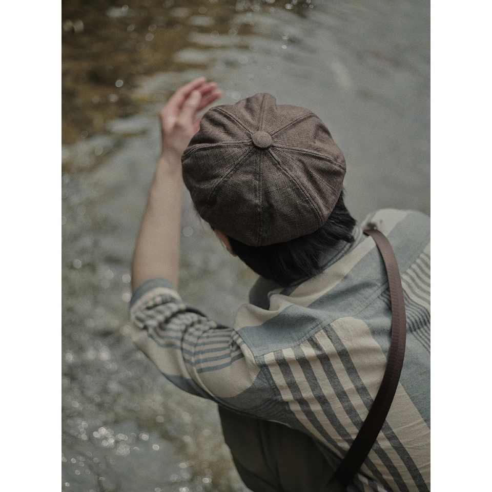Japanese-Style Retro Artistic All-Matching Octagonal Hat