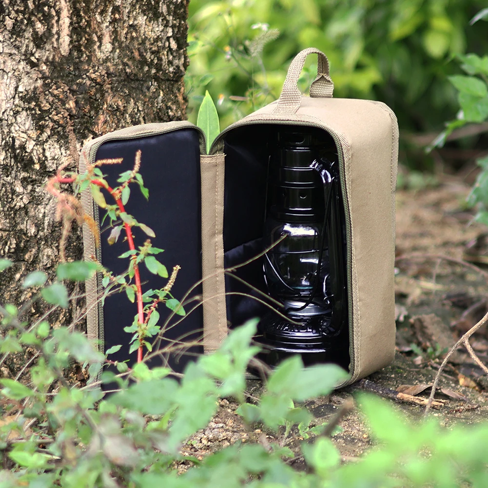 Camping Lantern Storage Bag - Dustproof & Wear-Resistant Pouch For Oil Lamps & Outdoor Gear