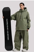 Gsou Snow 2025 Women's & Men's Slim Fit Ski Suit Set - Thermal Insulated Waterproof Snowboard Jacket & Pants for Outdoor Sports - Image 4
