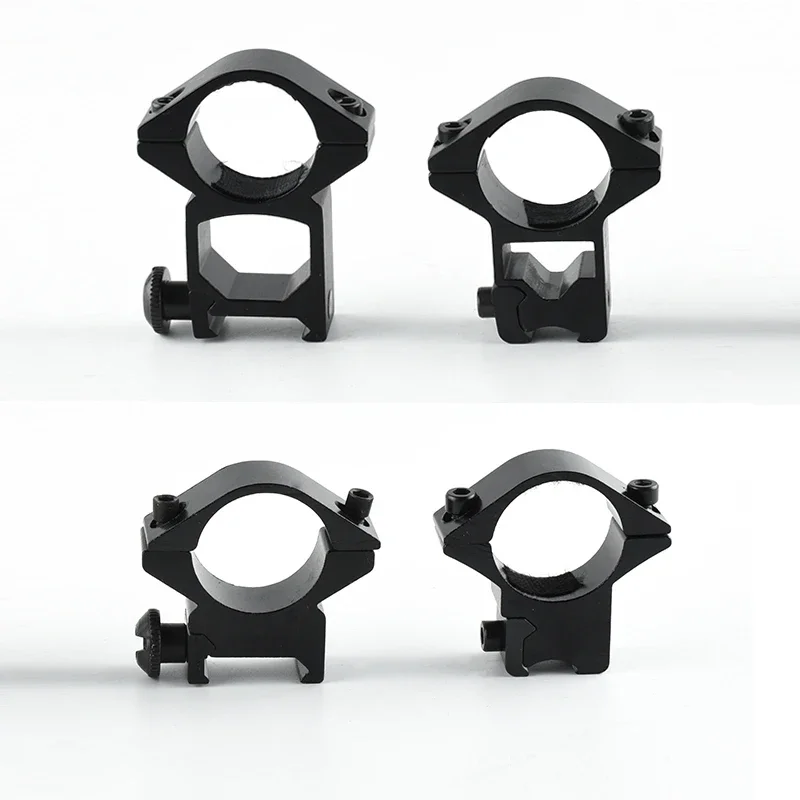 11mm/20mm Dovetail Rail for Hunting Rifle Scope 25.4mm Riflescope Mount Ring Hunting Airsoft Accessories 2PCS/Set rifle scope mount ring