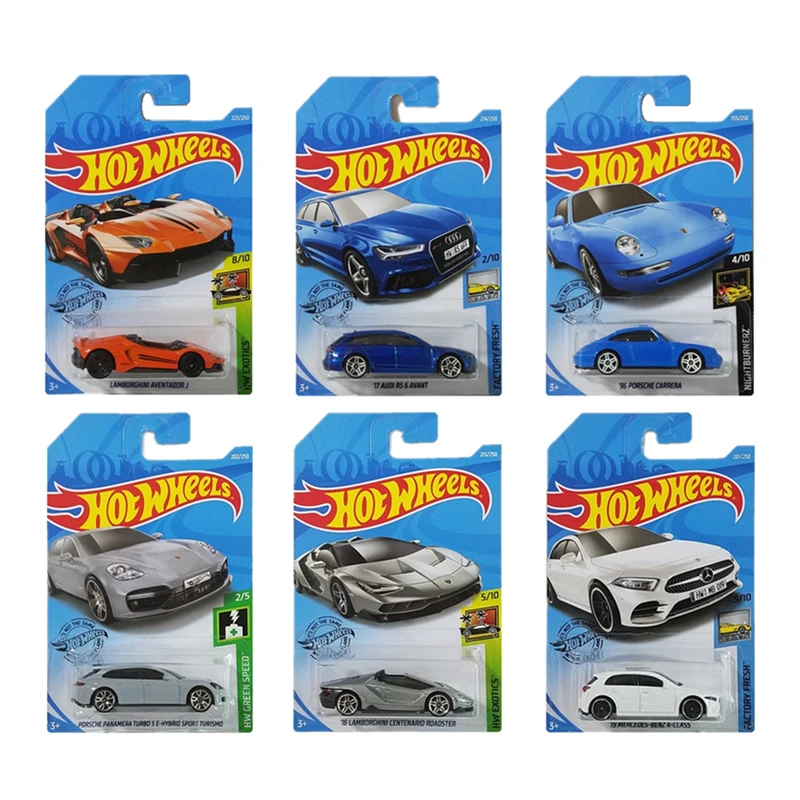 Спортивный автомобиль серии 2019 Hot Wheels Traffic Series C4982 Lamborghini Audi RS6 Nissan сплав 9L9M детский