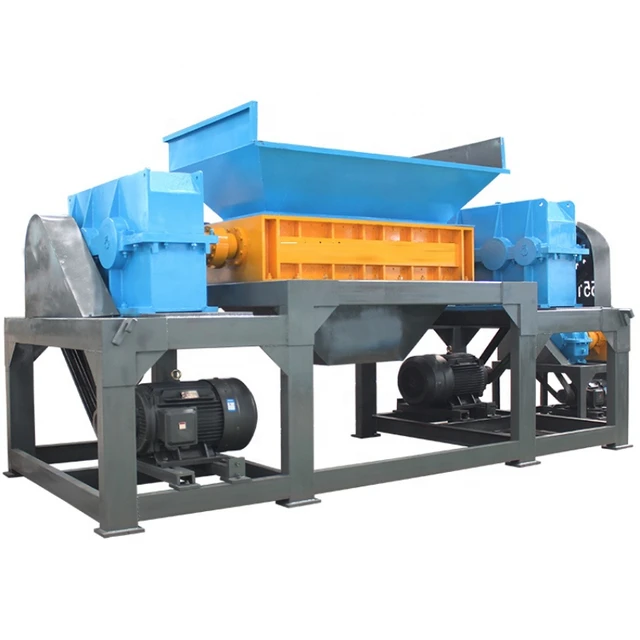 YG-duplo eixo plástico madeira Shredder máquina, triturador de