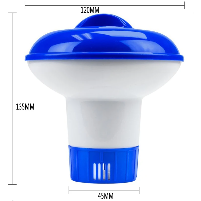 Pool Chlorine Dispenser Swimming Pools Large Capacity Adjustable Floating Chlorine Dispenser for Indoor Outdoor Swimming Pools Accessories