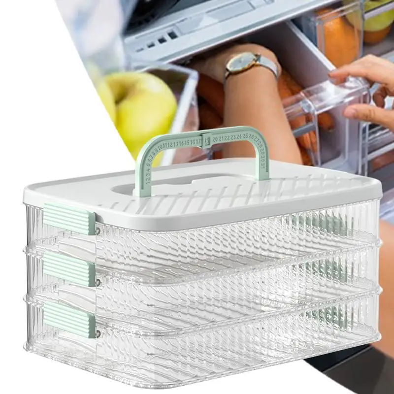 Cheese Container For Refrigerator Multi-layer Food Storage Boxes Removable Stackable Cheese Keeper Box Airtight Deli Holder 5