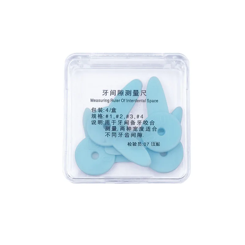 

4Pcs/set Dental Interproximal Measuring Ruler Measure Tooth Gap Reciprocating IPR System Orthodontic Treatment Dentist Tools