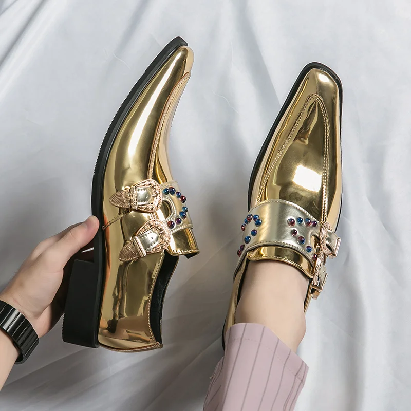 Leather Shoes Fashion Dress Shoes for Men Women Wedding Shoes