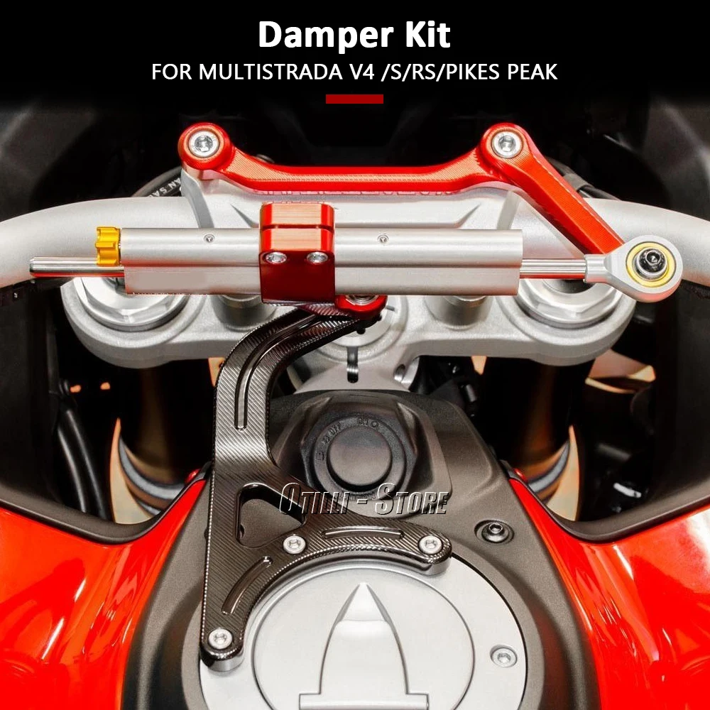 Motorcycle Steering Stabilizer Damper Kit For Ducati Multistrada