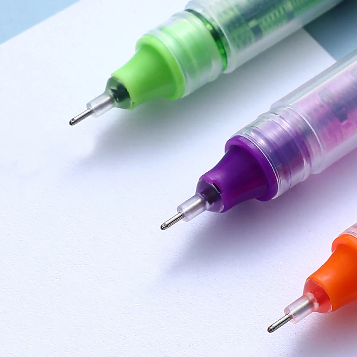 10개입 컬러 젤 펜, 빠른 건조 대용량 0.5mm, 홈 오피스 저널링 및 필기용, 마킹에 사용됨