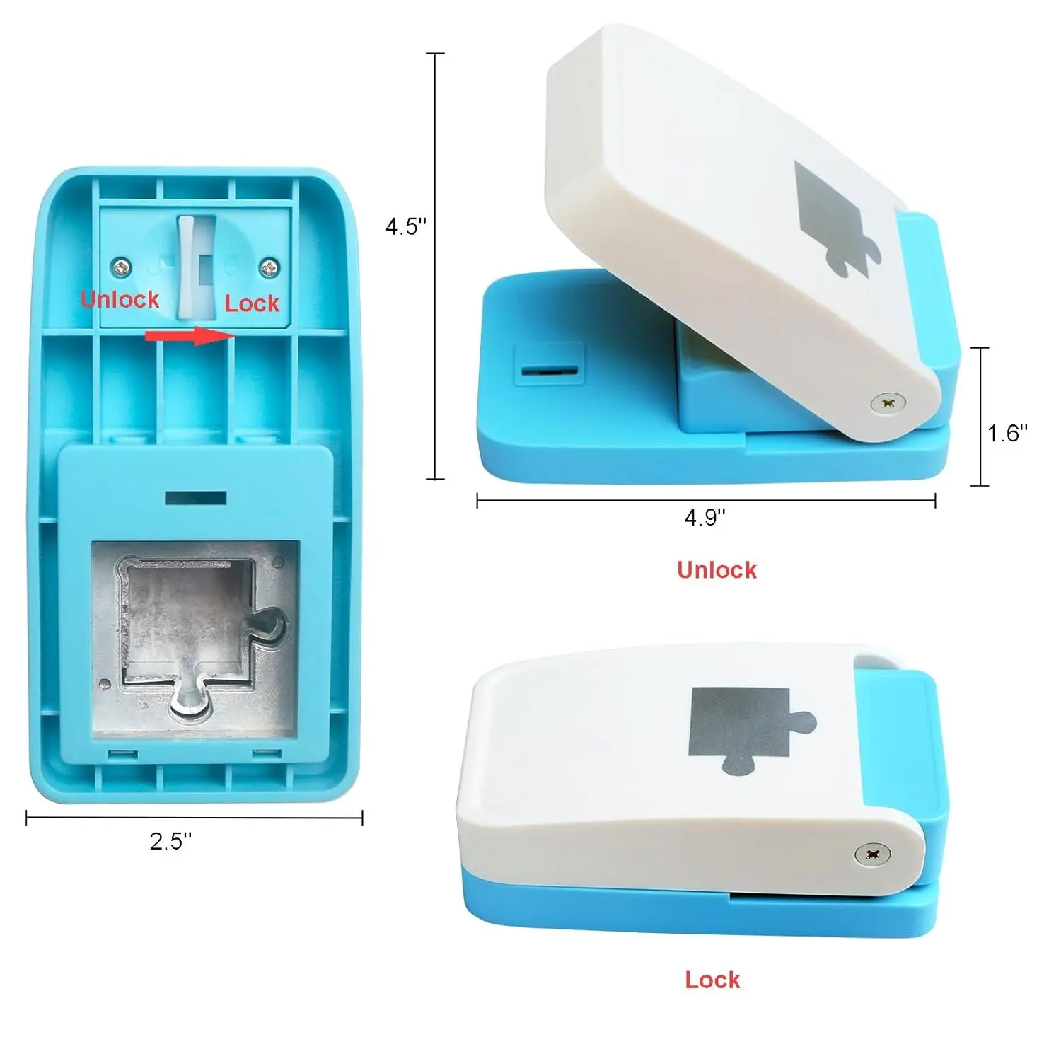 DIY Handmade Puzzle Punching Machine DIY Children Intelligence Flower Punching Machine Children's Jigsaw Puzzle Making Machine