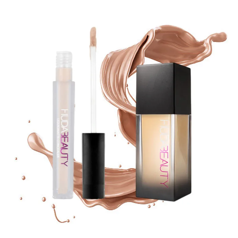 Makeup Foundation Flawless Liquid Matte Concealer Nourishing Long-Lasting Facial Concealed Pores Fine Breathable HUDA Cosmetics liquid foundation makeup cosmetics makeup cream