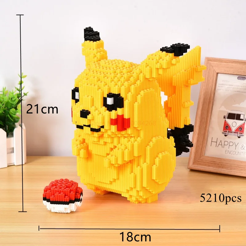 new 5210pcs Anime Diamond Micro Building Blocks Games Model Mini Bricks Figure Difficult Decompression children Toys Gift 5