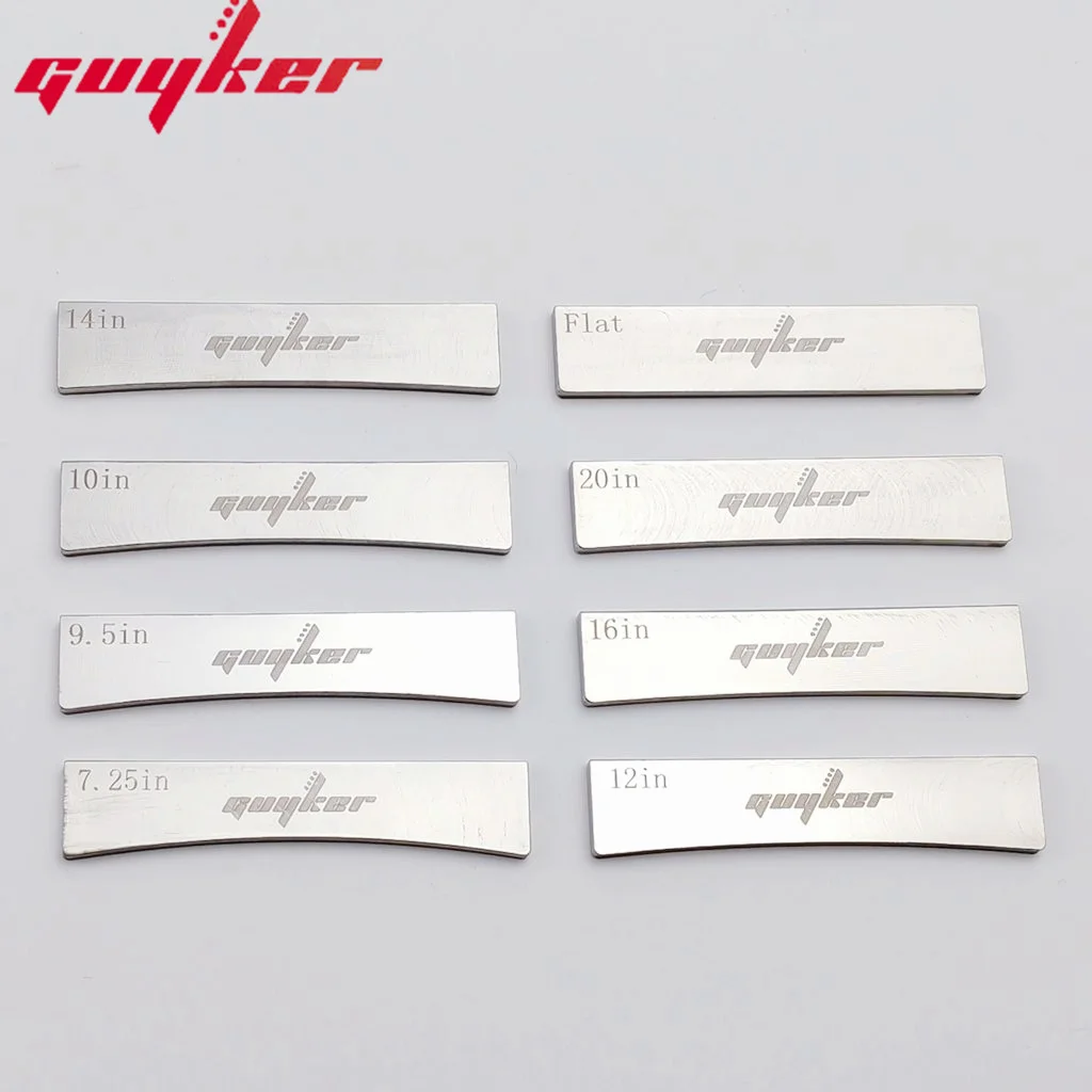 Guitar Radius Metal 304 stainless steel Machine pressure Fingerboard Fret Press Insert Guitar DIY Tools Accessorie 8 Size