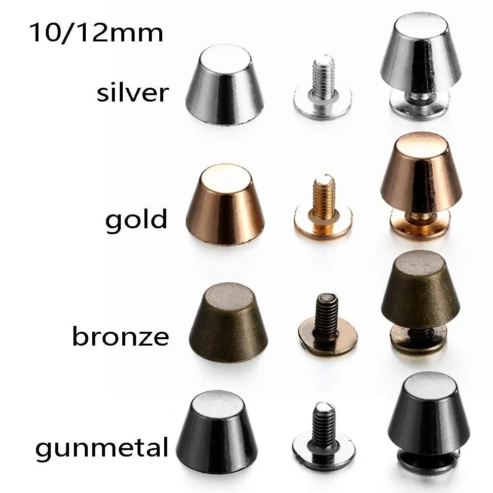 Metal Screw Nail Rivet High Quality Strap Rivets Round Head Screws Bucket Dome Clothes/Bag/Shoes Cloth Button DIY Decor