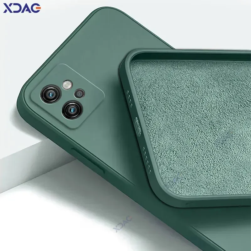 Luxury Double-Liner Soft Silicone Phone Case with Full Camera Protection