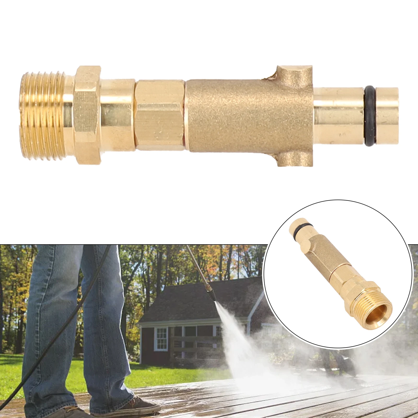 Achetez adaptateur baïonnette M22 pour nettoyeur haute pression Nilfisk Gerni, emballage d'origine