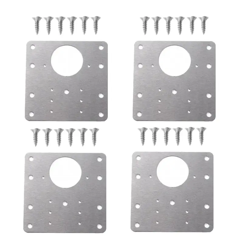 Kitchen Cupboard Door Hinge Repair Kit 2pcs Cabinet Hinge Repair Side Panels Mount Kitchen Door Plates Hardware