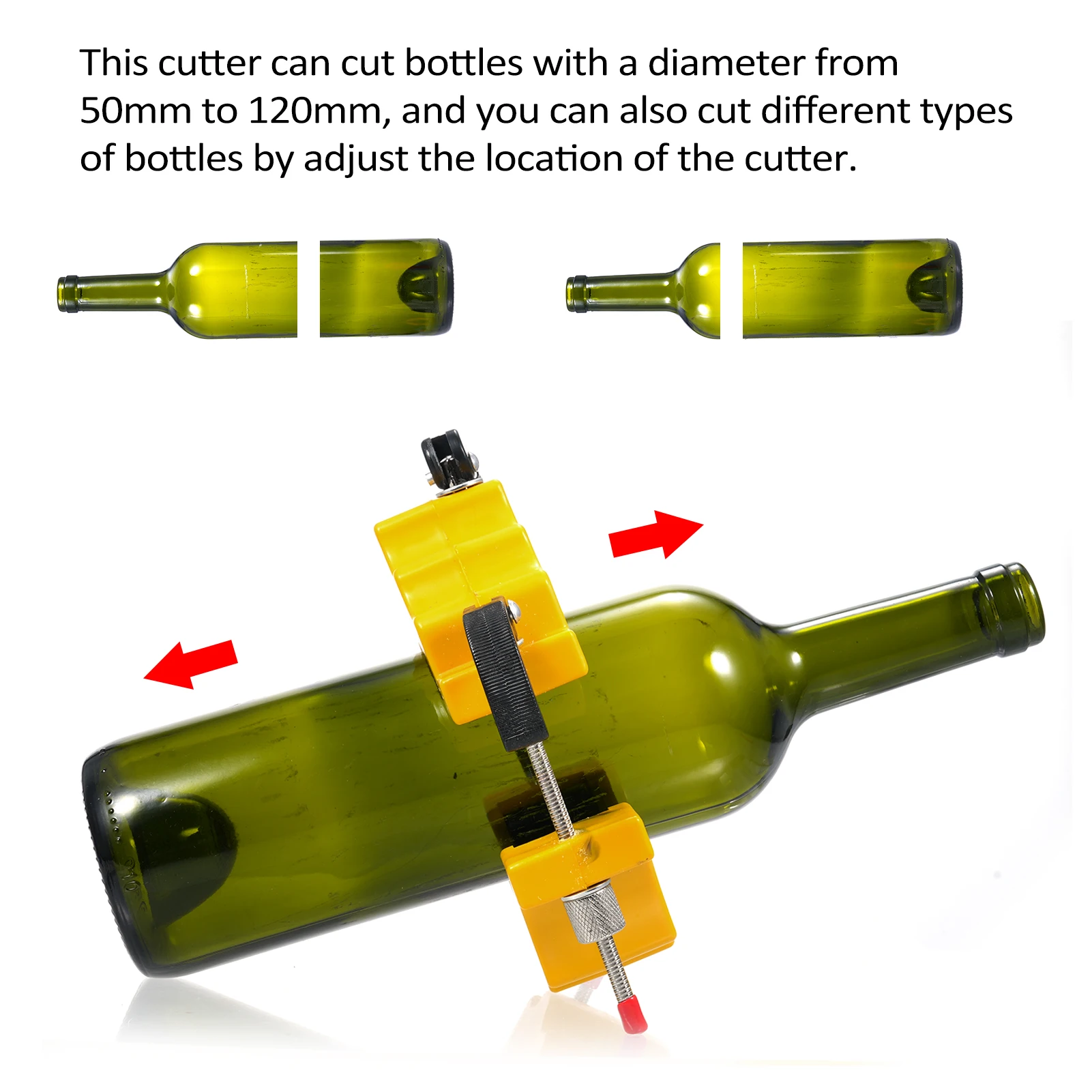 Glass cutter,bottle cutter 3-12mm/3-10mm Glass Bottle DIY Wine Beer Champagne Jar Sculpture Glass Tube Cutting Machine