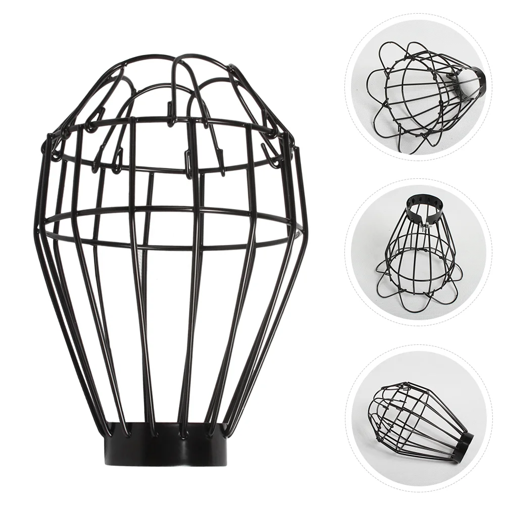 Animal Container Ceramic Lamp Lampshade Heat Light Fixture Reptile Iron Mini Lantern Cover Guard