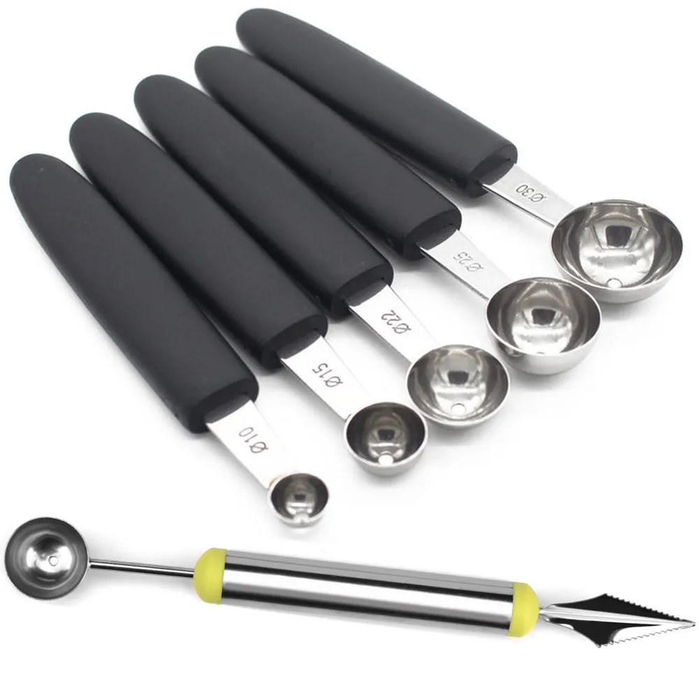 مغرفة البطيخ مختلفة الحجم، مغرفة فواكه البطيخ بالر