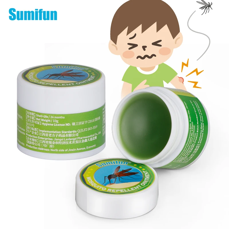

Sumifun 10 г крем с зеленой травой репеллент от комаров крем для головокружения головной боли облегчение боли против комаров зуд трава освежающее масло