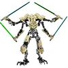Disney Ksz714 Star Toy Anime General Robot Grievous With Lightsaber Hilt Combat Weapon Model blocks Assemble Figure Toy Gifts 5
