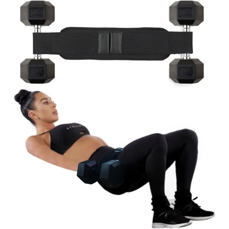 Zethink Factory Hip Thrust Belt Fitness Hip Bridge Belt Pull Up for Dumbbells Kettlebells