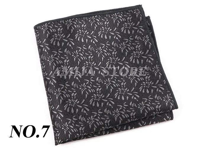 High Grade Handkerchief Man Jacquard Water Ripples Constellation Paisley Christmas's Day Party Pocket Square Handkerchiefs Suit