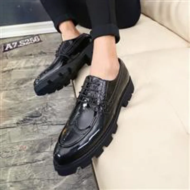 

Men's Shoes Party Casual Italian Clothing Shoes Casual Work Casual Leather Shoes Men's Black